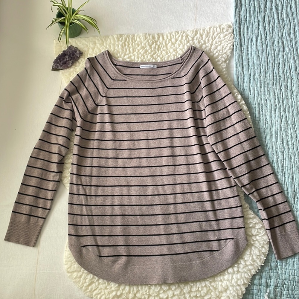 Soft striped tunic 〰️
